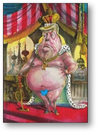 The Fat Fucking Wannabe King!