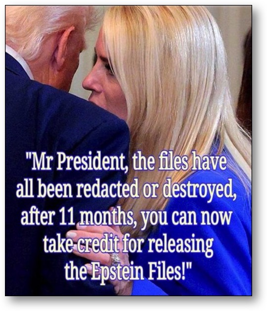 The Epstein files have been 'fixed!'