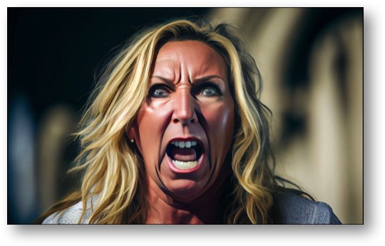 Marjorie Taylor Greene, the MAGA QAnon Bitch!