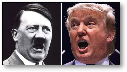 Trump = same as Hitler!