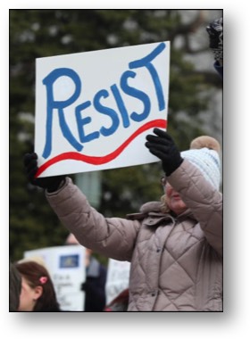 Resist Trump, the dictator!