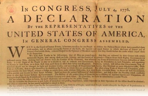 The Declaration of Independence