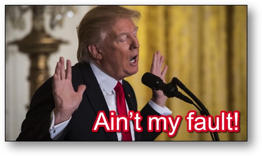 It's not my fault! It's never my fault!