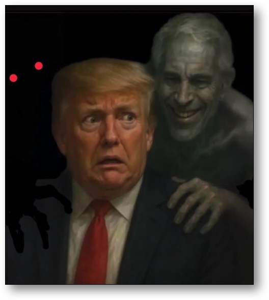 Trump and his shadow!