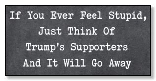Trump's stupid supporters