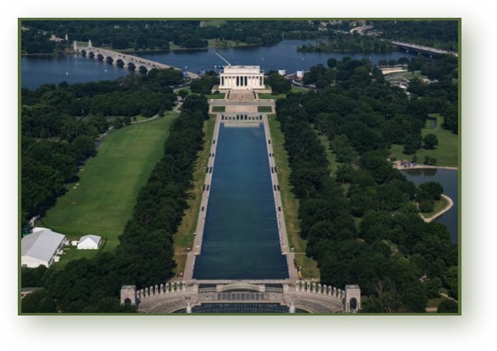 Algae in the Reflecting Pool caused by TRUMP!