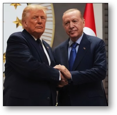 Tangerine Tan Trump and Turkish President Recep Tayyip Erdogan