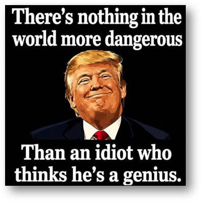 Trump, the unhinged lunatic!