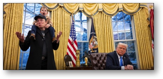 Musk posts classified info on the DOGE web site!