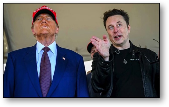 Elon Musk and his pet president